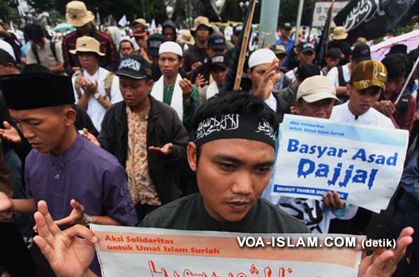 HTI Gelar Aksi Solidaritas Nasional Untuk Kaum Muslim Suriah