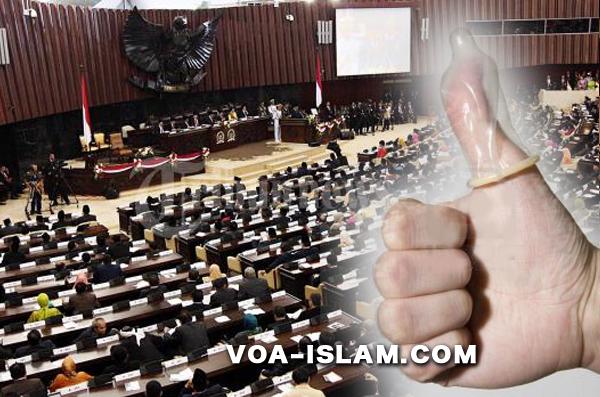 Produk Demokrasi: Kondom Bekas Pakai Berserakan di Ruang Kerja DPR