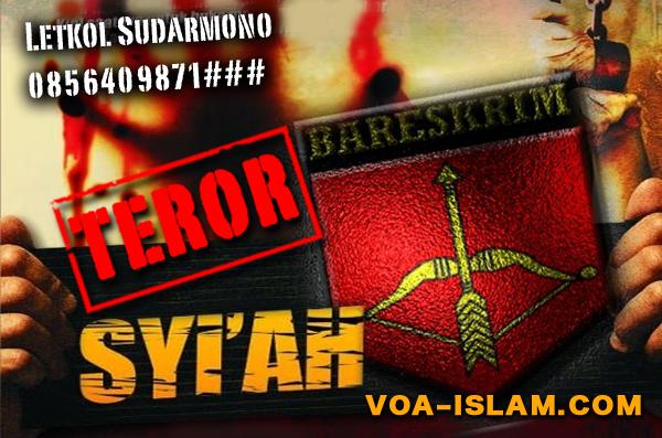 Ngaku Bareskrim Mabes Polri, Simpatisan Syi'ah Teror voa-islam.com. Wuihhh..!!!