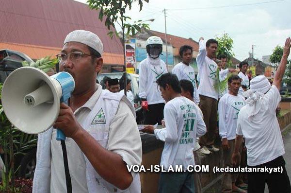 Konsisten Terhadap Nahi Munkar, FPI Magelang Kepung Lokasi Pemurtadan