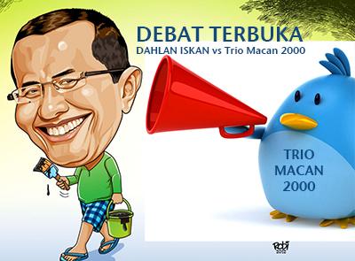 Ciyus? Trio Macan Tantang Debat Terbuka Dahlan Iskan Soal Korupsi 