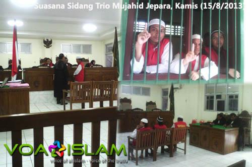 TPM: Secara Hukum Pidana Proses Persidangan Trio Mujahid Jepara Keliru