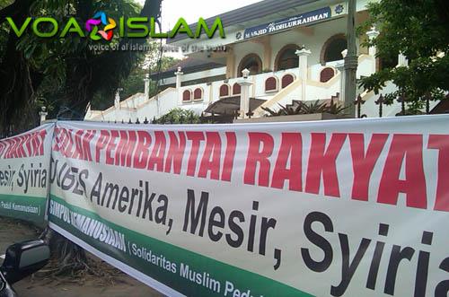 Umat Islam Solo Raya Tolak Kehadiran Dubes AS, Suriah & Mesir di Solo