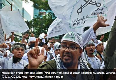 FPI & HTI Geruduk Kedubes Australia Tuntut Minta Maaf Secara Terbuka