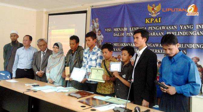 KPAI Beri Penghargaan Kepada 3 Pelajar SMP yang Gagalkan Perkosaan