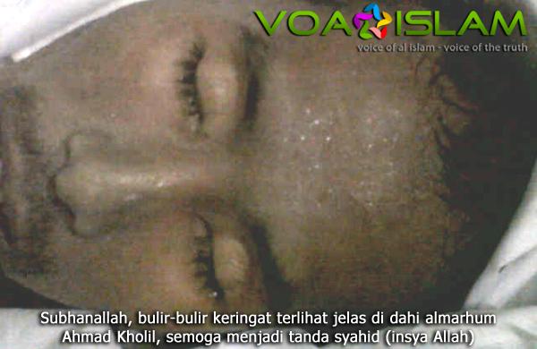 Subhanallah, Jenazah Almarhum Ahmad Kholil Berkeringat