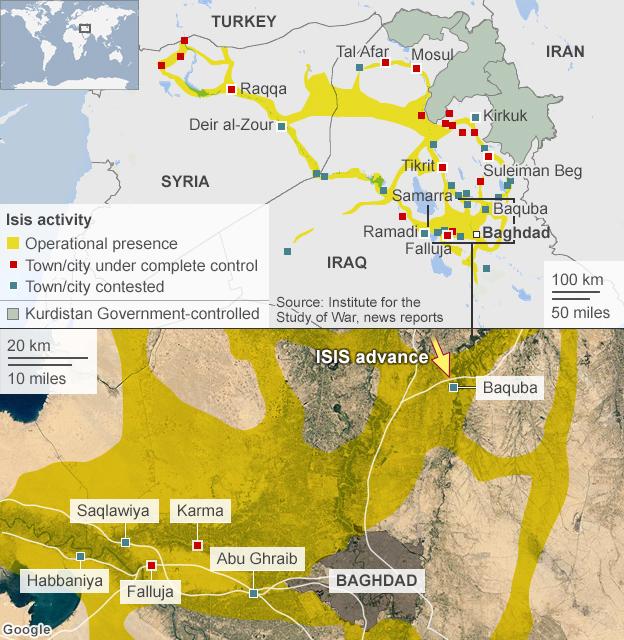  Mujahidin ISIS Semakin Mendekati Baghdad