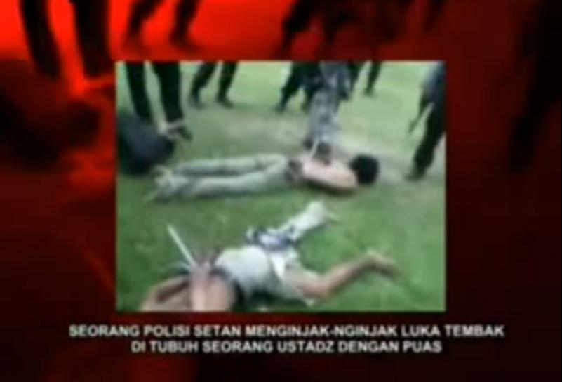 Sebanyak Tujuh Belas Kali Mucul Sosok Densus 88 dalam Video Penyiksaan