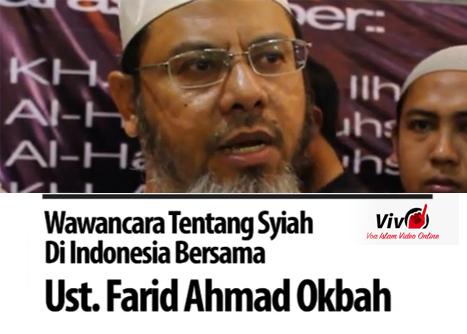 Video: Ust Farid Okbah Menjawab Bahayanya Syiah dan Rumor Pembatalan Wawancara TV One