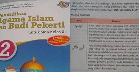 Diduga Kuat Sebarkan Paham Syi'ah , Penerbit Erlangga Diminta Segera Menarik Bukunya  