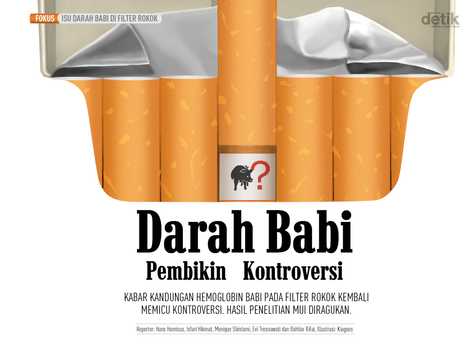 Ternyata Benar, Filter Rokok Memang Mengandung Darah Babi 