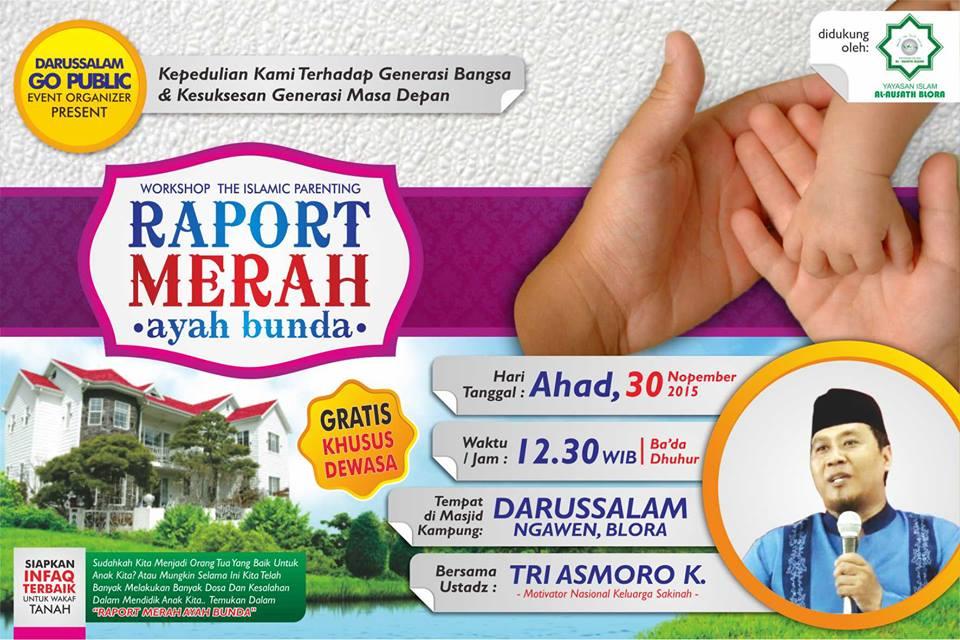 Hadirilah! Workshop The Islamic Perenting 