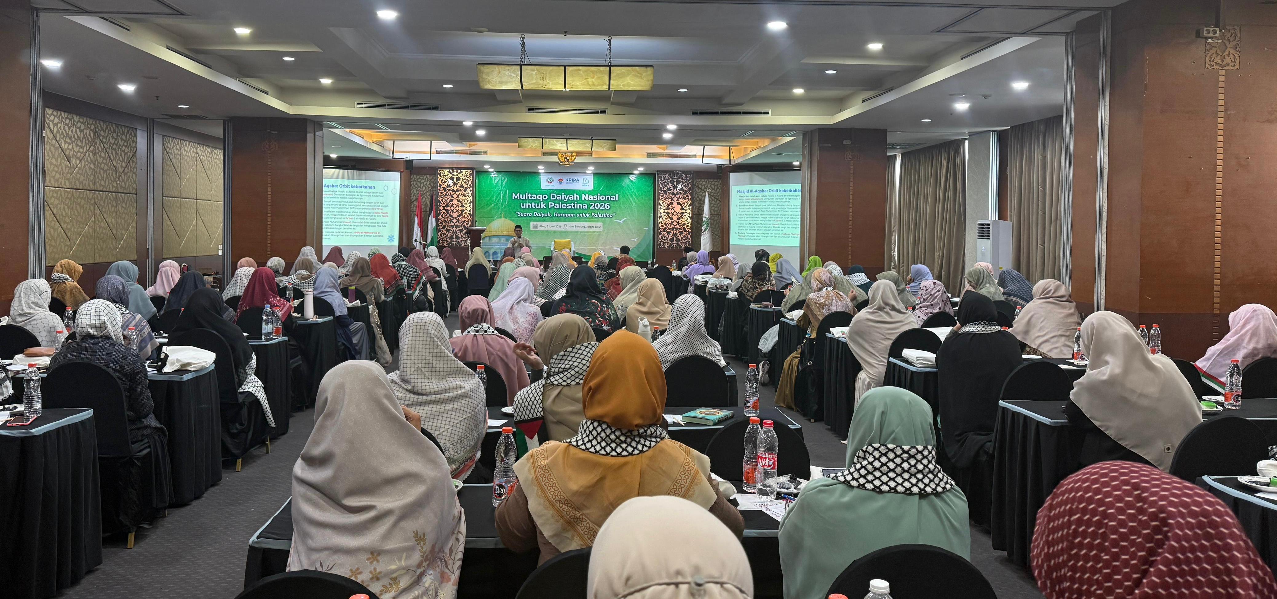 Koalisi Daiyah dan KPIPA Gelar Multaqa Daiyah Nasional untuk Palestina