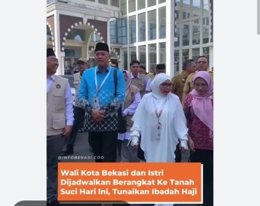 Gantikan Tri Adhianto yang Berangkat Haji, Abdul Harris Bobihoe Resmi Jadi Plh Wali Kota Bekasi