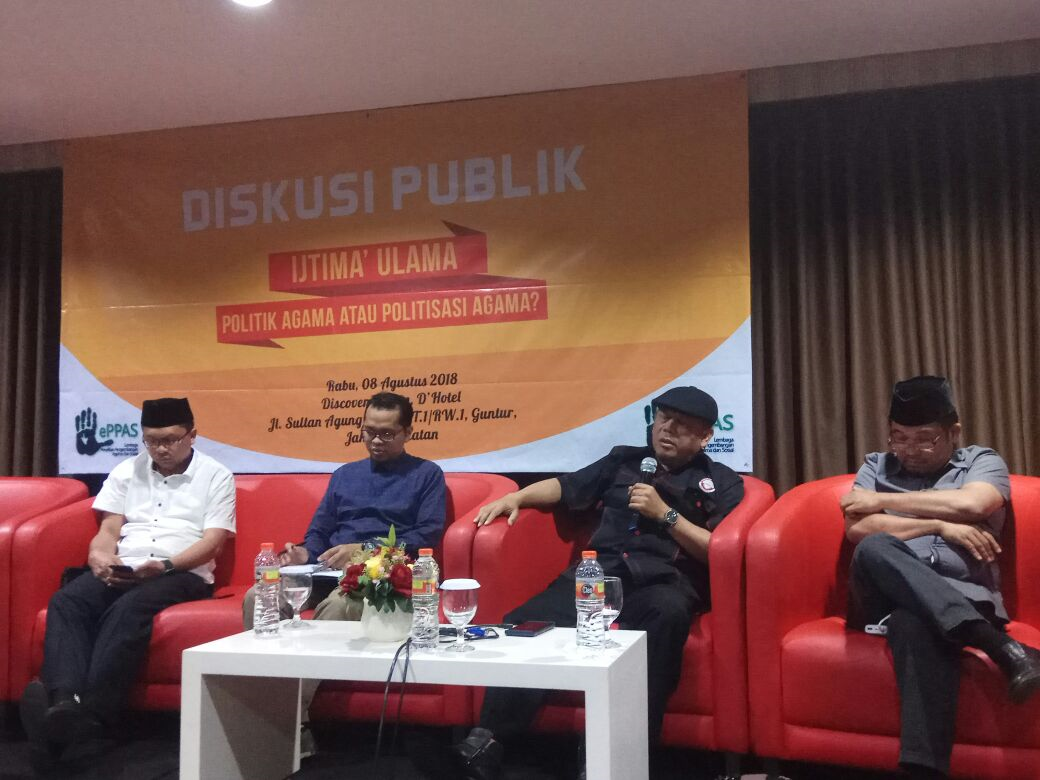 Eggi Sudjana: Ijtima Ulama GNPF Bukan Politisasi Agama
