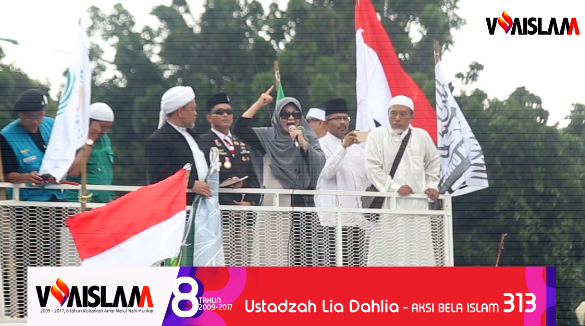 VIDEOAksi#313 Ustadzah Lia Dahlia: Jika Saya bilang Jangan Mau dibohongi Injil, Nasrani Marah tidak?
