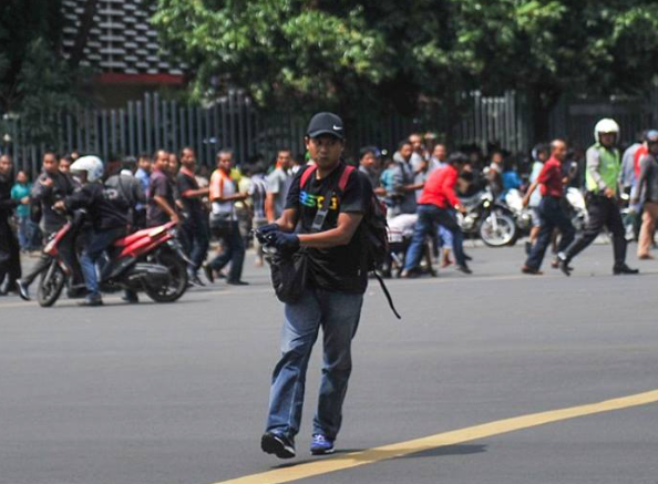 Terungkap Foto Pelaku Penyerang Polisi di Sarinah Thamrin