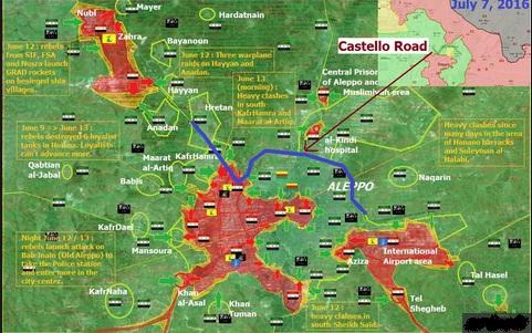 Pejuang Oposisi Suriah Luncurkan Serangan Besar untuk Rebut Castello Road dari Pasukan Pemerintah