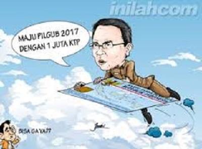 Ahok Sudah Kumpulkan KTP sejak Tahun 2012 untuk Maju Menjadi Balon Perseorangan di Pilgub DKI