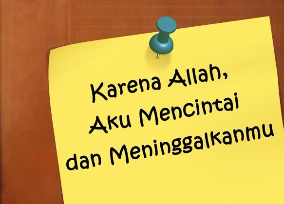 Aku Mencintaimu Karena Allah Semata