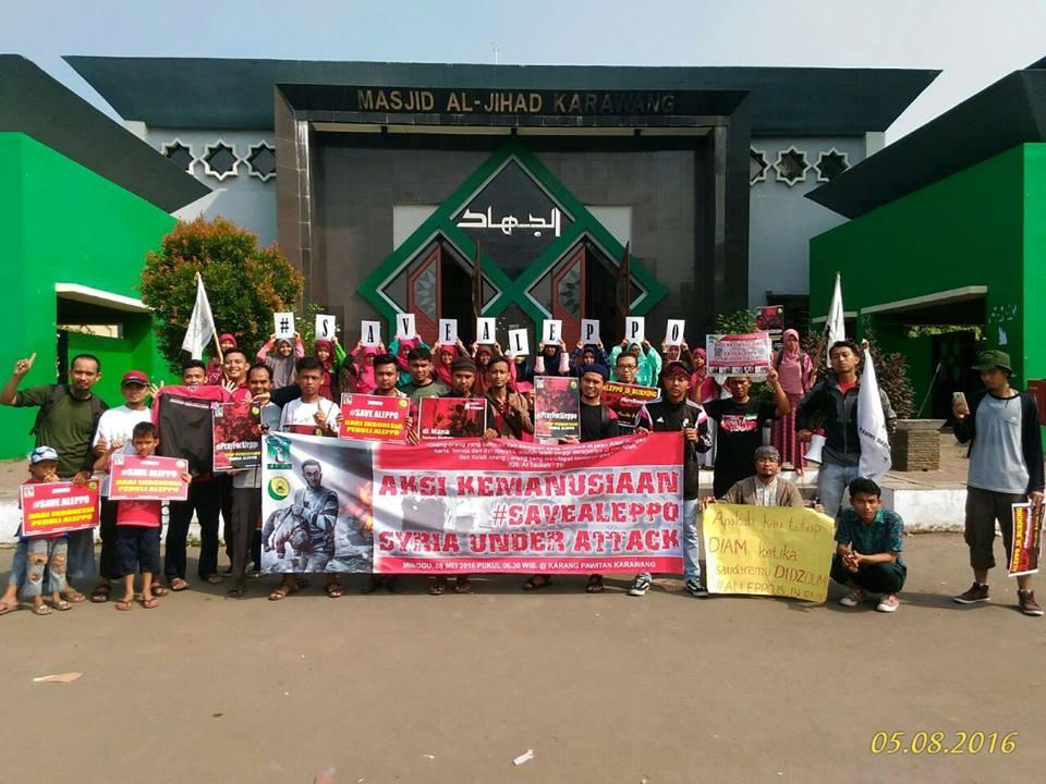 KAMMI dan Pemuda Karawang Gelar Aksi Kemanusiaan untuk Aleppo