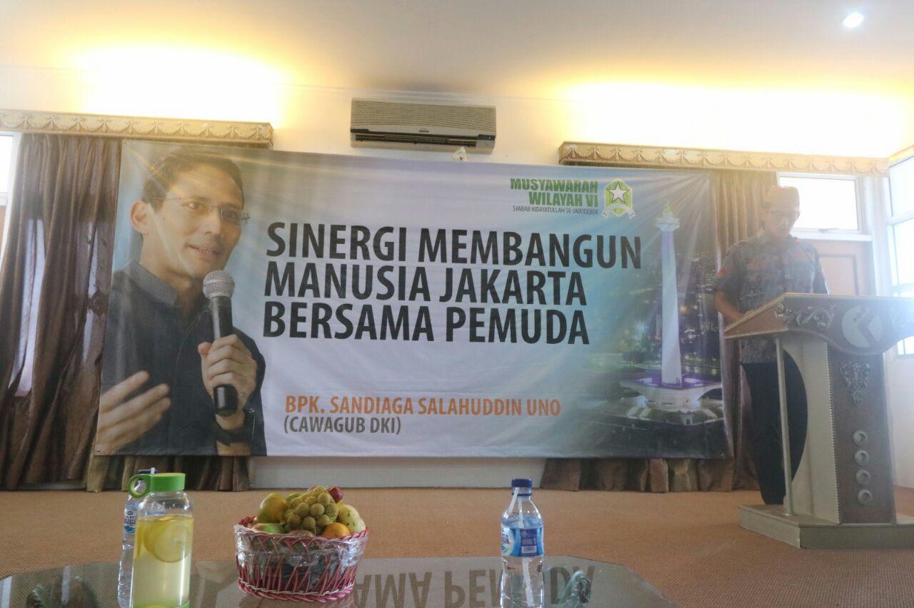 Sandiaga Uno Buka Muswil Syabab Hidayatullah Jabodebek