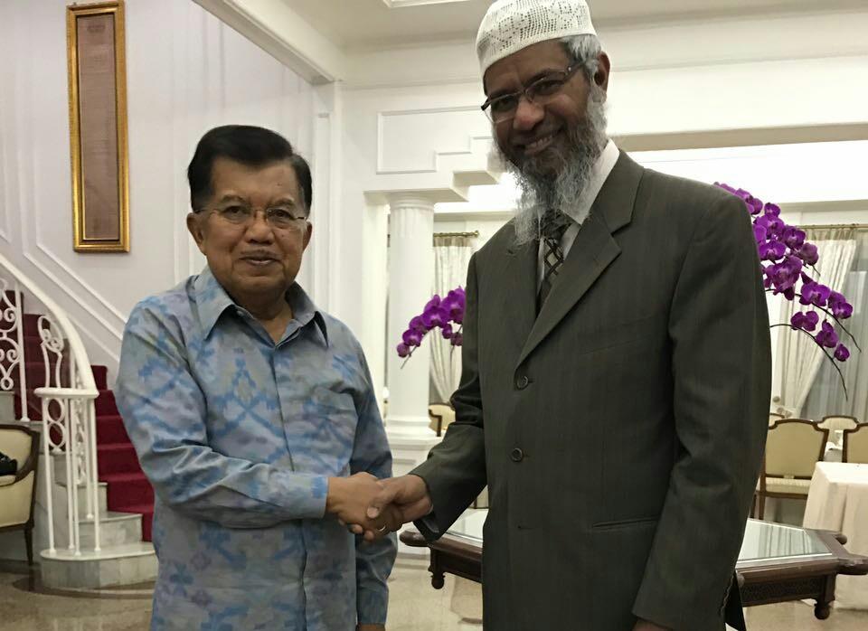 Bantah Tuduhan Ernest Prakasa, Wapres: Kalau Zakir Naik Danai ISIS Sudah Ditangkap di Mana-mana