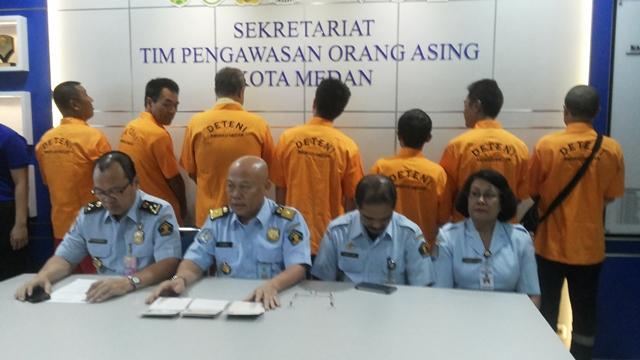 Lagi, 10 Pekerja Ilegal Asal China Ditangkap di Langkat