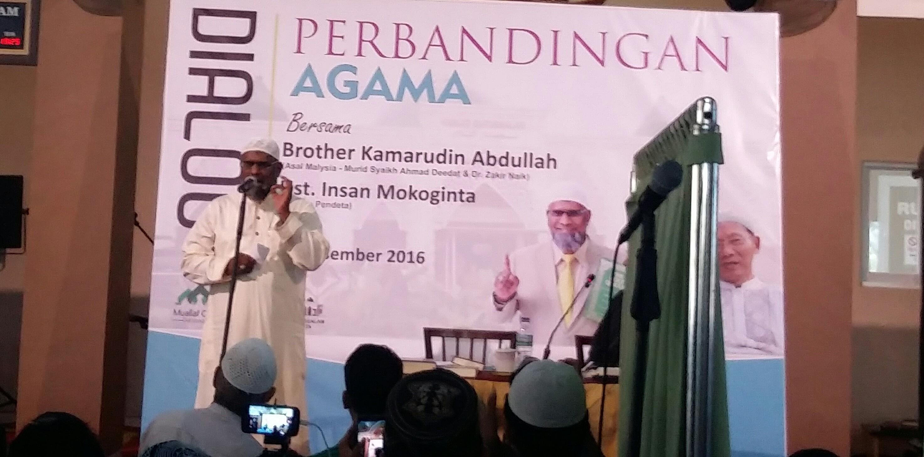 Masjid Darussalam Kota Wisata Gelar Dialog Perbandingan Agama, Hadirkan Murid Zakir Naik