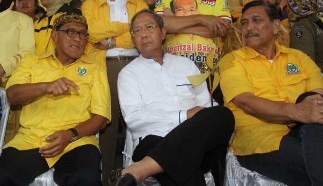 Ketua Umum Golkar Aburizal Bakrie : Silahkan Luhut Mendampingi Jokowi