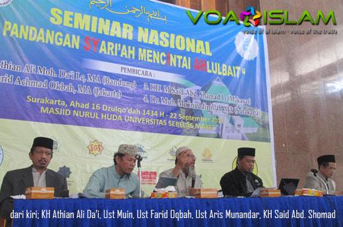 Seminar Nasional Bahaya Syi'ah di Solo Berjalan Lancar Meski Diganggu