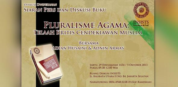 Cegah Paham Pluralisme, INSISTS Luncurkan Buku Pluralisme Agama