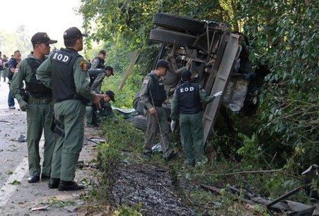 5 Polisi Thailand Tewas Disergap Pejuang Islam di Patani