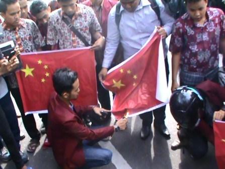 Protes Pembantaian Muslim Uighur, Pendemo di Medan: Usir Juga Cina Kapitalis dari Medan