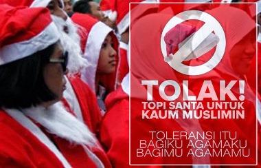 Karyawan Muslim Haram Pakai Atribut Natal