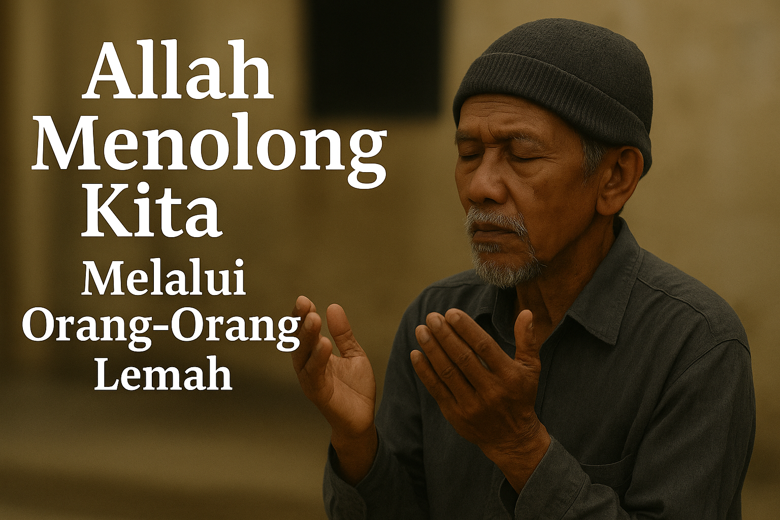 Khutbah Jum'at: Allah Menolong Kita Melalui Orang Lemah