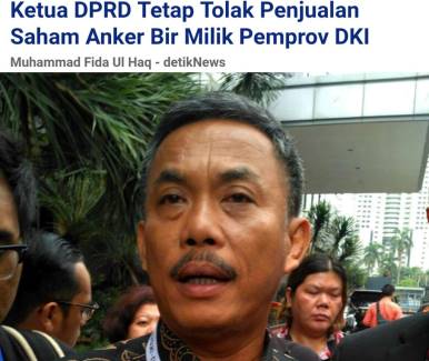 Membela Anies, Membantah ‘Kejahilan’ Ketua DPRD DKI