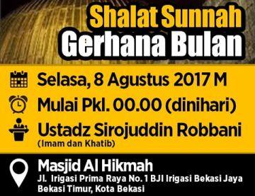 Terjadi Gerhana Bulan Nanti Malam, Ini Tatacara Shalat Gerhana