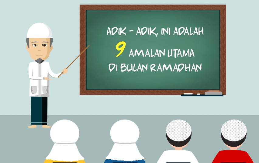 Dalam 60 Detik Jadi Animator Dakwah? Gampang dengan Template Powerpoint ini