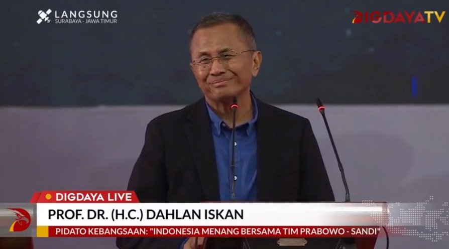 Usai Deklarasikan Dukungan, Dahlan Iskan Temui Prabowo di Kertanegara