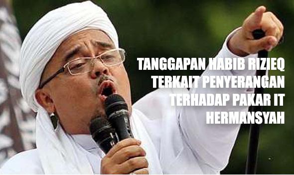 (Audio) Tanggapan Habib Rizieq Terkait Penyerangan Terhadap Pakar IT Hermansyah