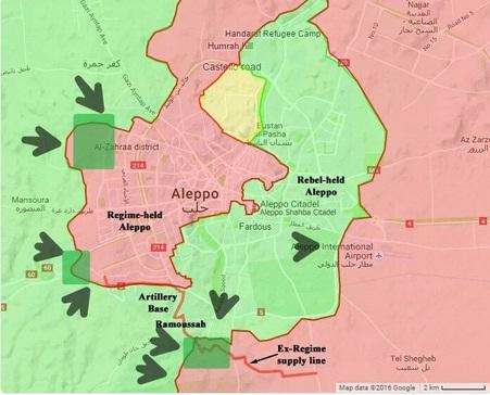 Rezim Teroris Assad Kembali Kepung Wilayah Oposisi Setelah Kuasai Akademi Militer Aleppo