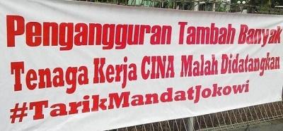 Pemerintah Jangan Menganggap Remeh Kegelisahan Rakyat Bawah terhadap Imigran Cina