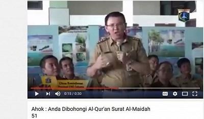 Inilah Alasan Mengapa Ahok Kutip Al-Maidah sehingga Dinyatakan Menista Islam