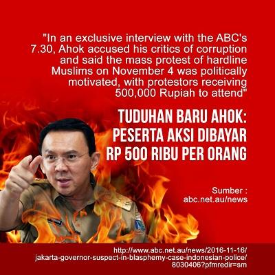 Pengamat Ikut Aksi Bela Islam Ikhlas karena Allah, Tidak Terima Uang seperti yang Dituduhkan Ahok