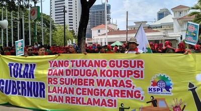 Julukan Ahok dari Belasan Organisasi Buruh: Bapak Upah Murah & Bapak Penista Agama