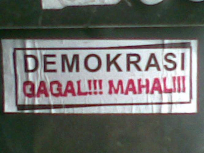 Mahalnya Memilih Pemimpin dalam Sistem Demokrasi