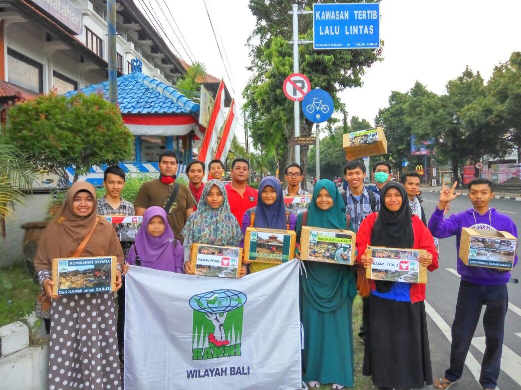 Peduli Warga Garut, KAMMI Dewata  Galang Dana Kemanusiaan