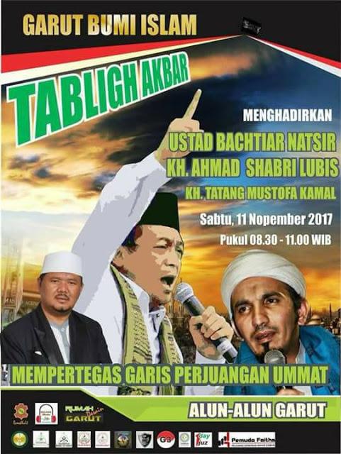 Tabligh Akbar Ustaz Bachtiar Nasir di Garut Tetap Berlangasung