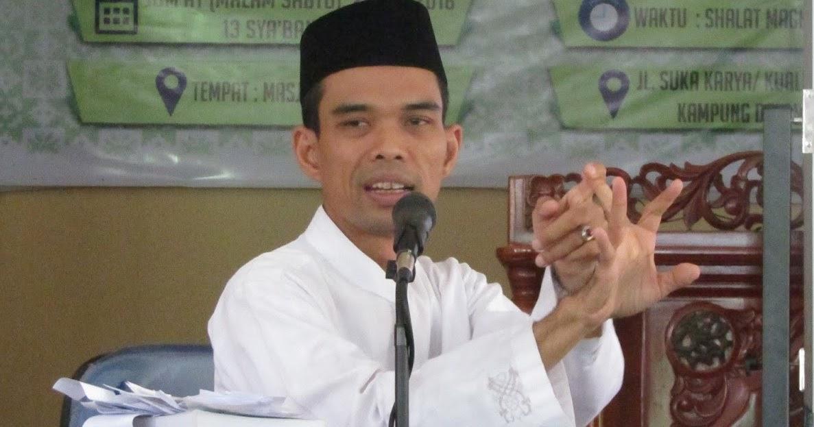 Ustaz Abdul Somad Mimpi Buruk Bagi Para Pemecah Belah